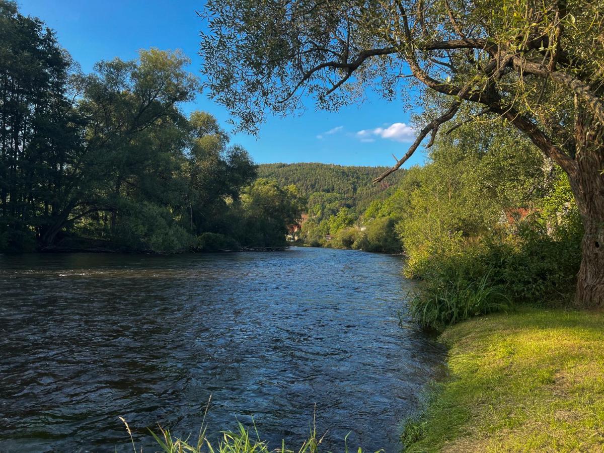 Schlossberg Apartments & Garten In Der Natur & Unweit Vom "Thueringer Meer" Unterwellenborn Extérieur photo